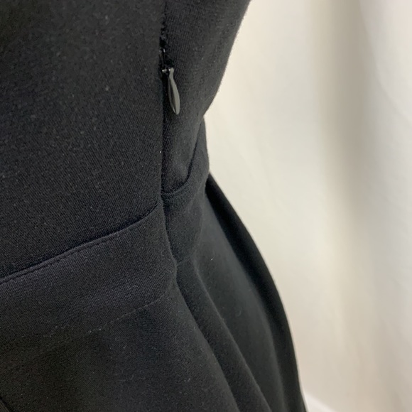 Chadwicks 3/4 Sleeve Pleated Black Shirt Dress - Picture 5 of 9